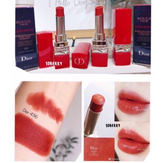 Son Dior Ultra Rouge màu #436 Ultra Trouble Fullsize/Fullbox