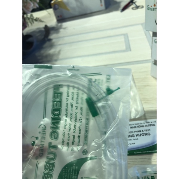 Ống Dây cho ăn có nắp dây nuôi xông ăn sonde thông xông dạ dày có nắp  các số 8fr, 12fr, 14fr, 16fr, 18fr
