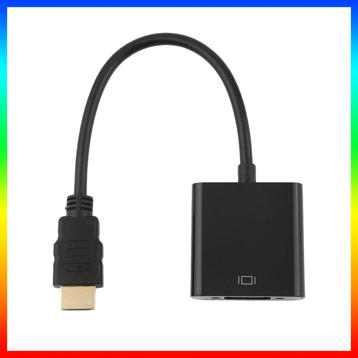 Cáp Chuyển Đổi Hdmi Sang Vga Full 1080p Cho Laptop Dvd