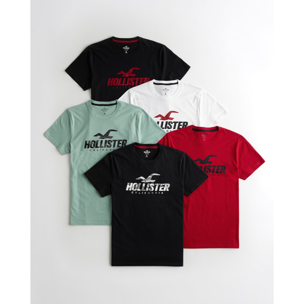 Áo phông ngắn tay tay Hollister hàng chính hãng