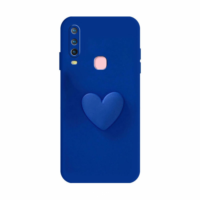 Ốp lưng Vivo Y11 Y12 Y15 Y17 U10 case Vỏ điện thoại silicon hình bông hoa 3D sáng tạo + Phim bảo vệ