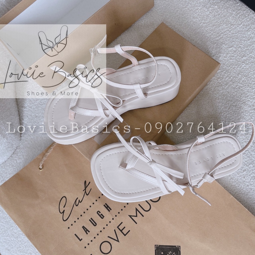 SANDAL XUỒNG LOVIIE BASICS - GIÀY NỮ THỜI TRANG QUAI NGANG KẸP XINH XẮN ĐẾ BẰNG S220911