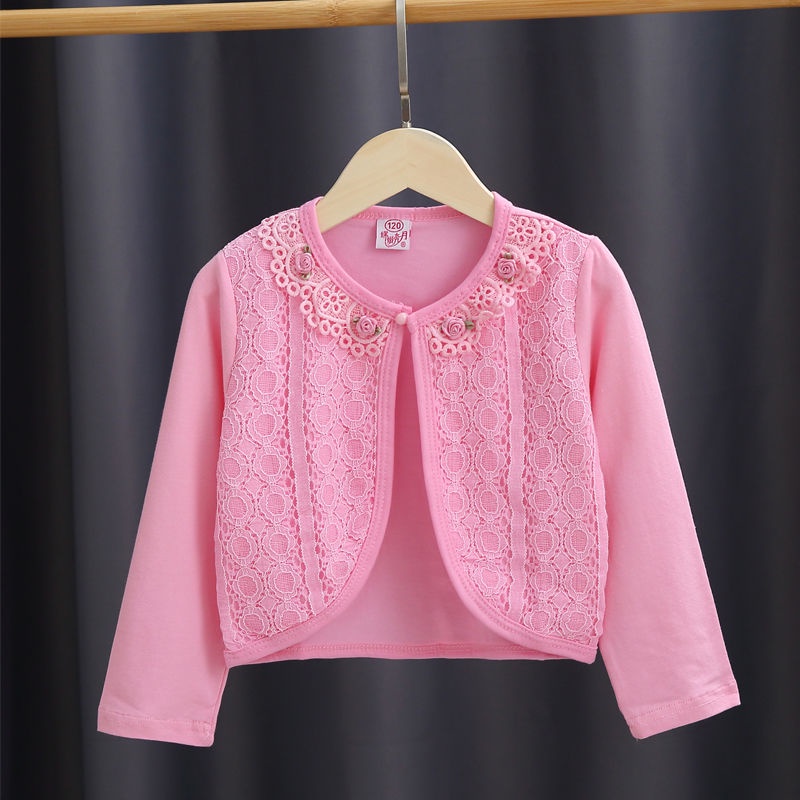 Áo Khoác Chống Nắng Tay Dài Thoáng Khí Thời Trang Cho Bé Gái