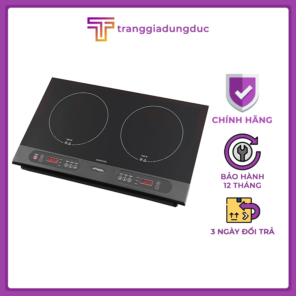 Bếp từ steba ik100, bếp từ âm Đức 2 vùng nấu [CHÍNH HÃNG]