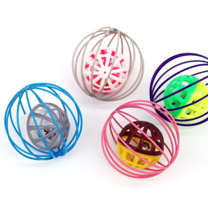 Đồ chơi cho mèo quả bóng có chuông vui nhộn