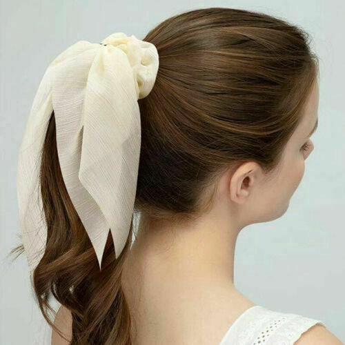 Dây buộc tóc thắt nơ co giãn xinh xắn cho nữ