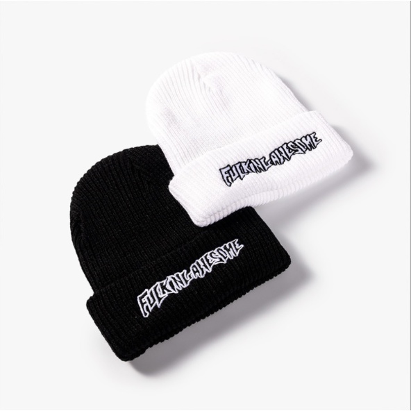 Mũ len Beanie nam nữ phong cách Hàn Quốc thêu chữ Fuckinganser - ML08