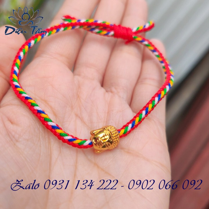 Vòng tay chỉ ngũ sắc thắt handmade