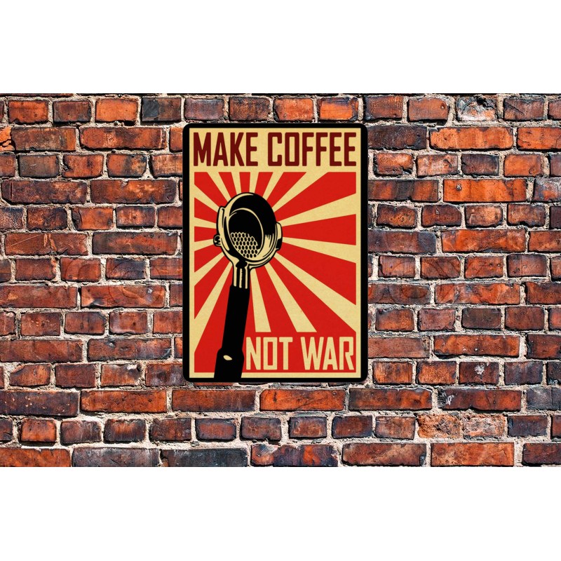 Tranh Thiếc  "Quán Coffee,Cafe" V1