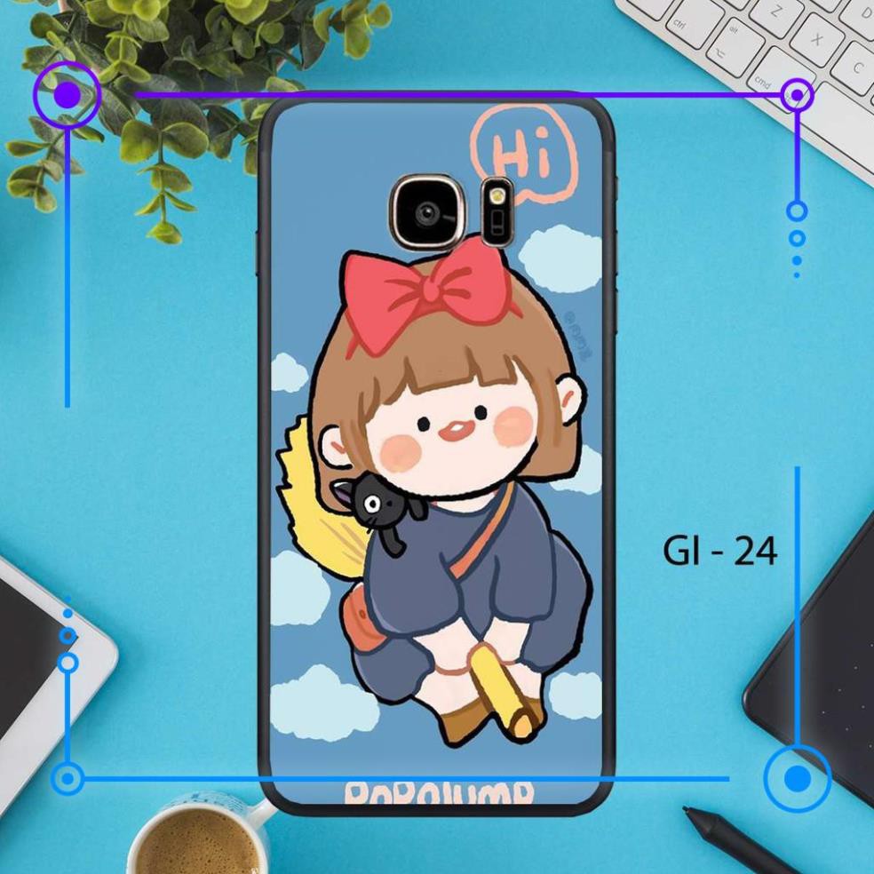 Ốp lưng Samsung - Ốp lưng nhựa viền silicon dẻo Samsung S6 Edge - S7 - Note 3 - 4 -5 in hình Roro Jump cực kỳ đáng yêu