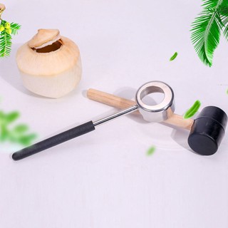 2 dụng cụ khui dừa bằng thép không gỉ