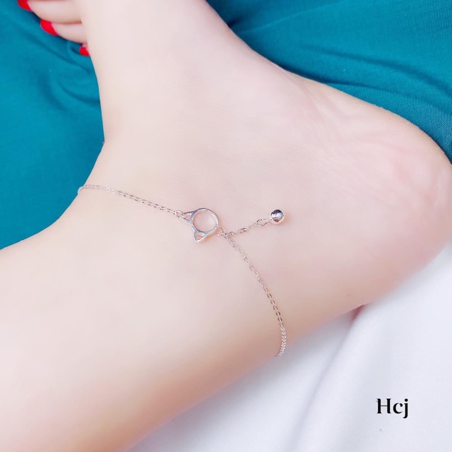 LẮC CHÂN MÈO BẠC TA CAO CẤP - TRANG SỨC BẠC