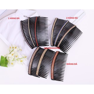 XƯỢC TÓC, CÀI TÓC 20 RĂNG ĐÍNH 3 HÀNG ĐÁ CHẮC CHẮN VÀ ĐẸP
