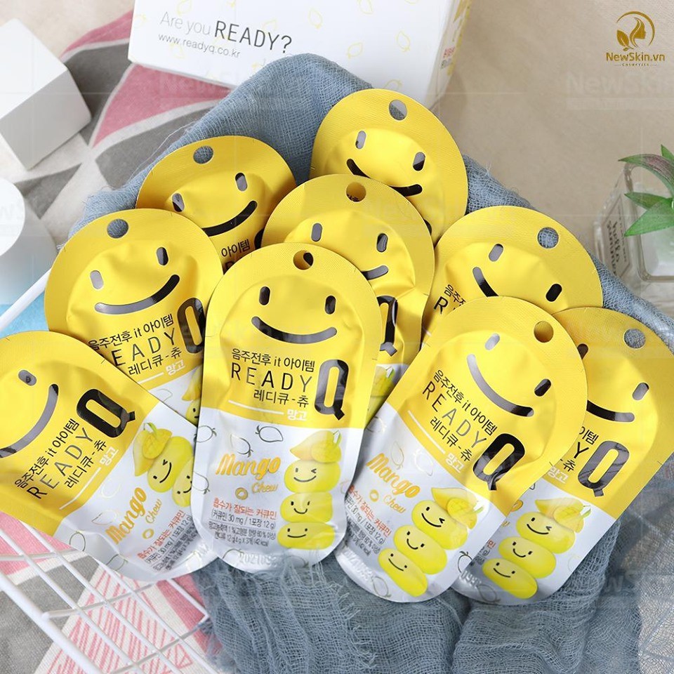 [HÀNG CHÍNH HÃNG CÓ SẴN ] KẸO GIẢI RƯỢU READY Q MANGO CHEW HÀN QUỐC | BigBuy360 - bigbuy360.vn