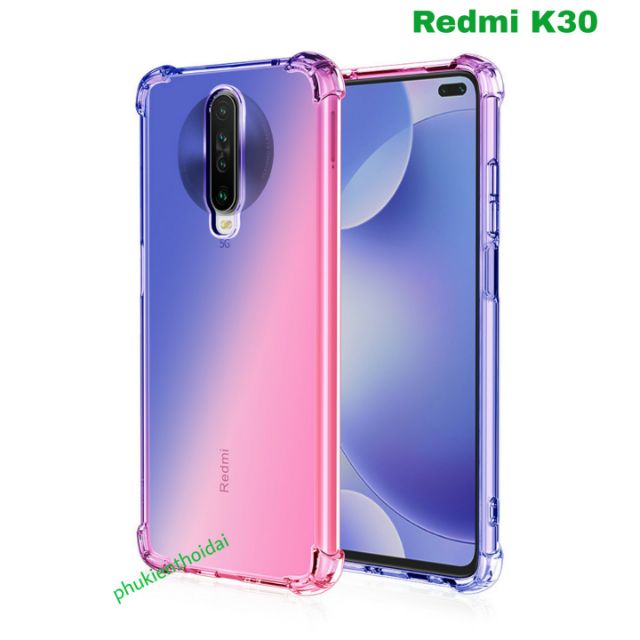 Ốp lưng Redmi K30 / K30 5G / K40 Gaming / K50 Gaming dẻo đa sắc TPU nhiều màu bảo vệ  lồi 4 góc cao cấp