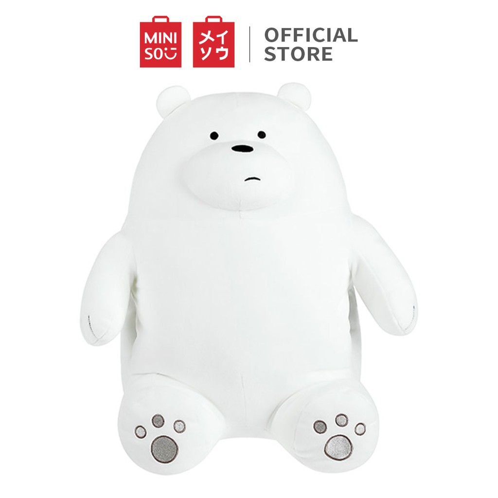 Đồ chơi nhồi bông mềm Miniso X We Bare Bears - Hàng chính hãng