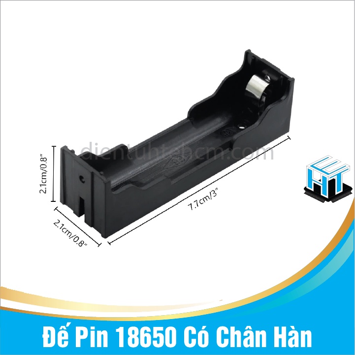 Đế Pin 18650 Có Chân Hàn nhiều phân loại