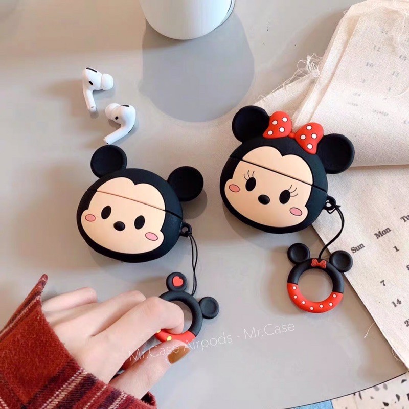 Case Airpods 1/2 /Pro Vỏ Ốp Tai Nghe Hình Mickey - Mr.Case AirPods