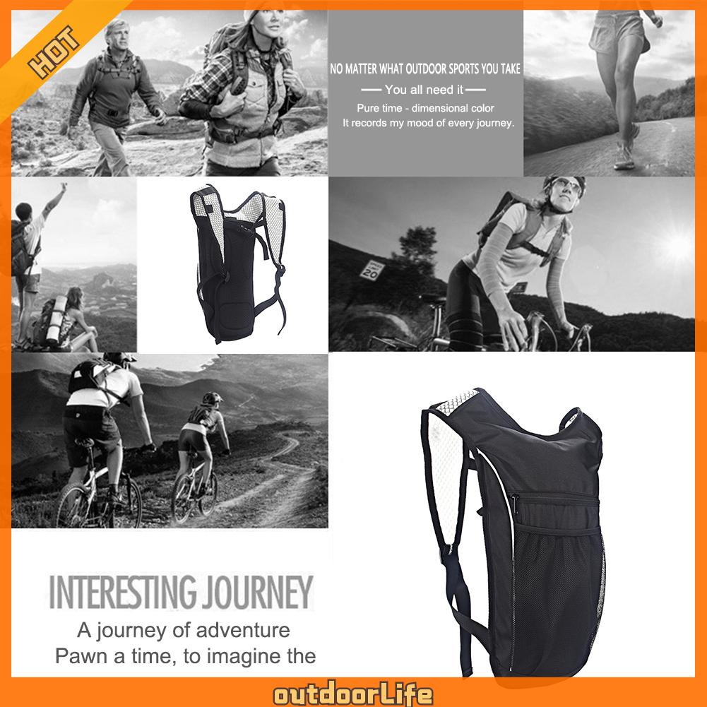 ❤Outdoorlife❤High Quality Bicycle Backpack Running Marathon Hydration Pack No Bladder for Men Women✿