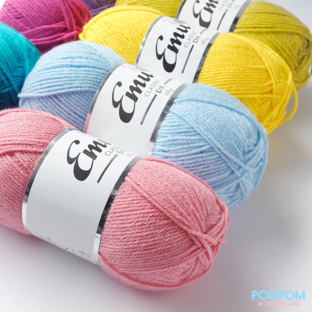 Len sợi Acrylic Yarn Emu Classic DK