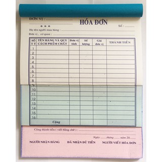 Hoá đơn bán lẻ A5 3 liên (Combo 5 cuốn)