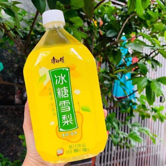 Nước lê - nhài - chanh - đào - nho thanh mát giải nhiệt, đẹp da chai 1000ml