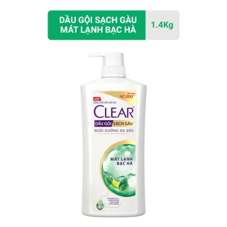 Dầu gội Clear Sạch Gàu Mát Lạnh Bạc Hà 1.4KG