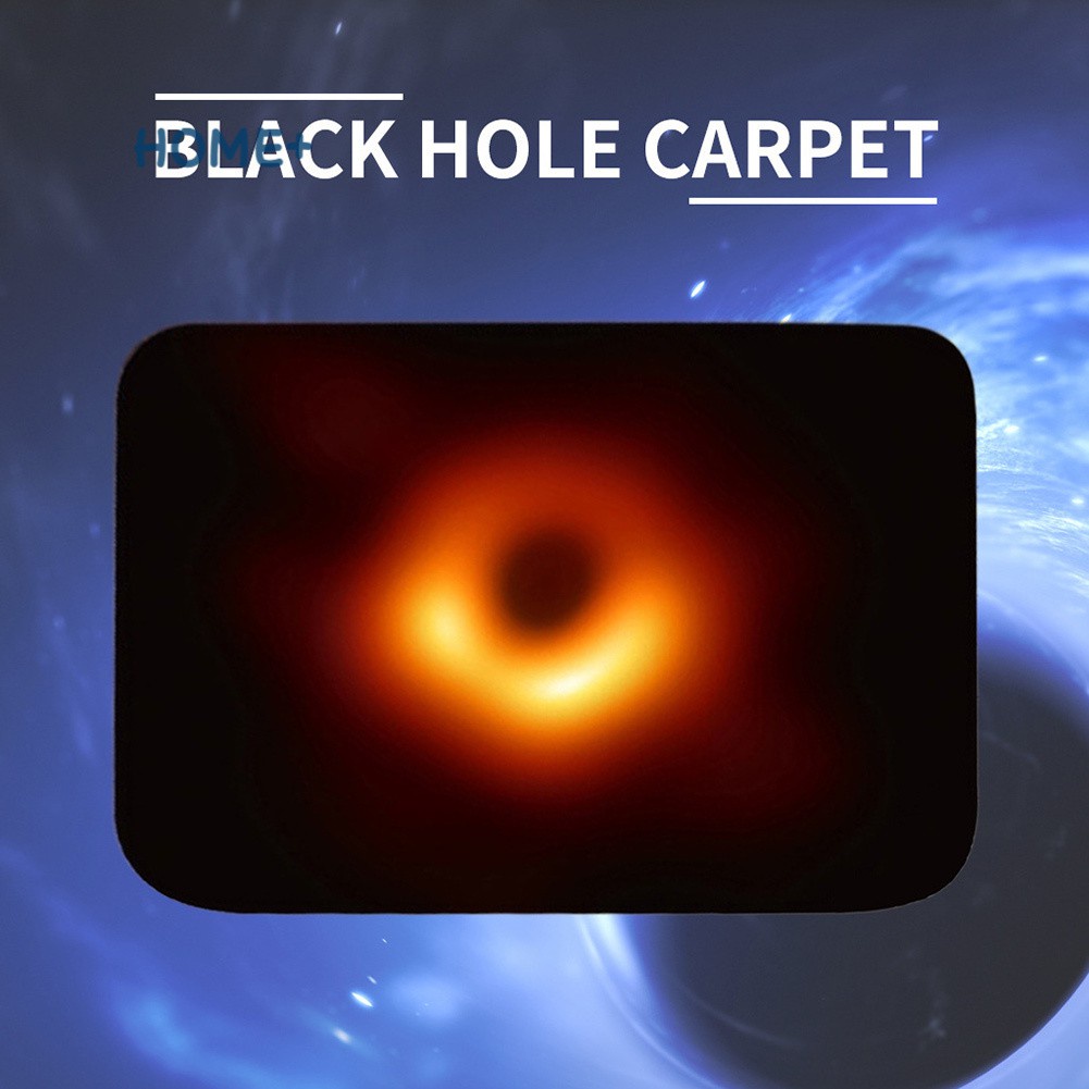 Thảm Chùi Chân Chống Thấm Nước Chống Trượt In Họa Tiết Lỗ Đen