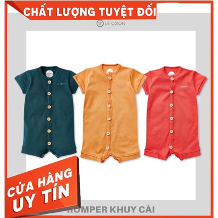 Quần áo trẻ em [Le Coon - hàng hiệu giá rẻ] Bodysuit Romber khuy cài style Retro cho bé (trai, gái)