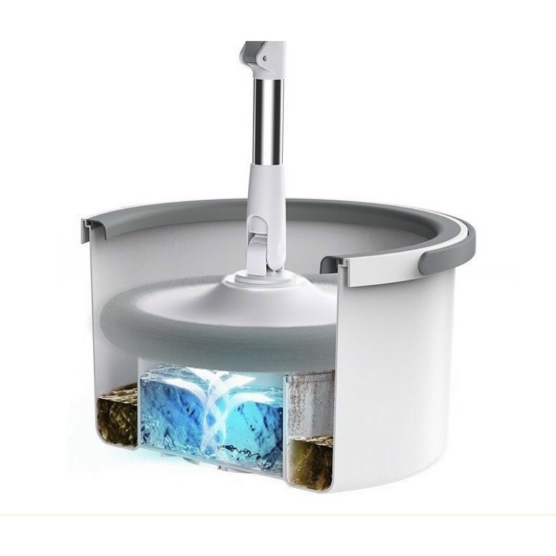 Bộ lau nhà thông minh xoay 360 độ cao cấp công nghệ vắt ly tâm tách nước thải sang trọng(tặng kèm bông lau rời)