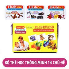 Bộ thẻ học thông minh 16 chủ đề (416 thẻ)