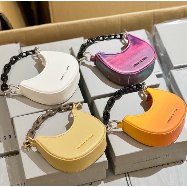 Túi CNK Dáng Bầu Dây Xích Hot Trend FullBox Mini Size