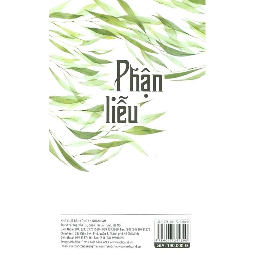 Sách - Phận Liễu (Tiểu Thuyết)