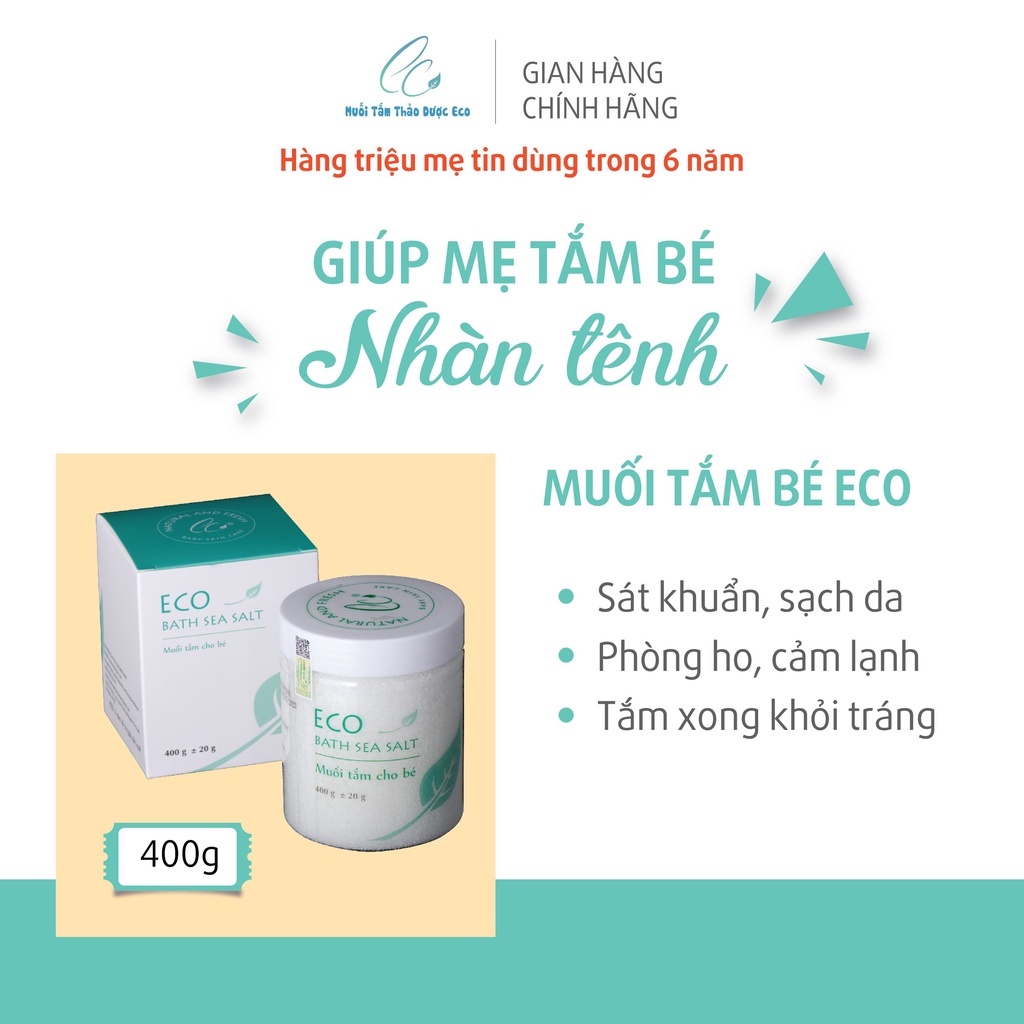 Muối tắm bé Sinh Dược Eco 400g