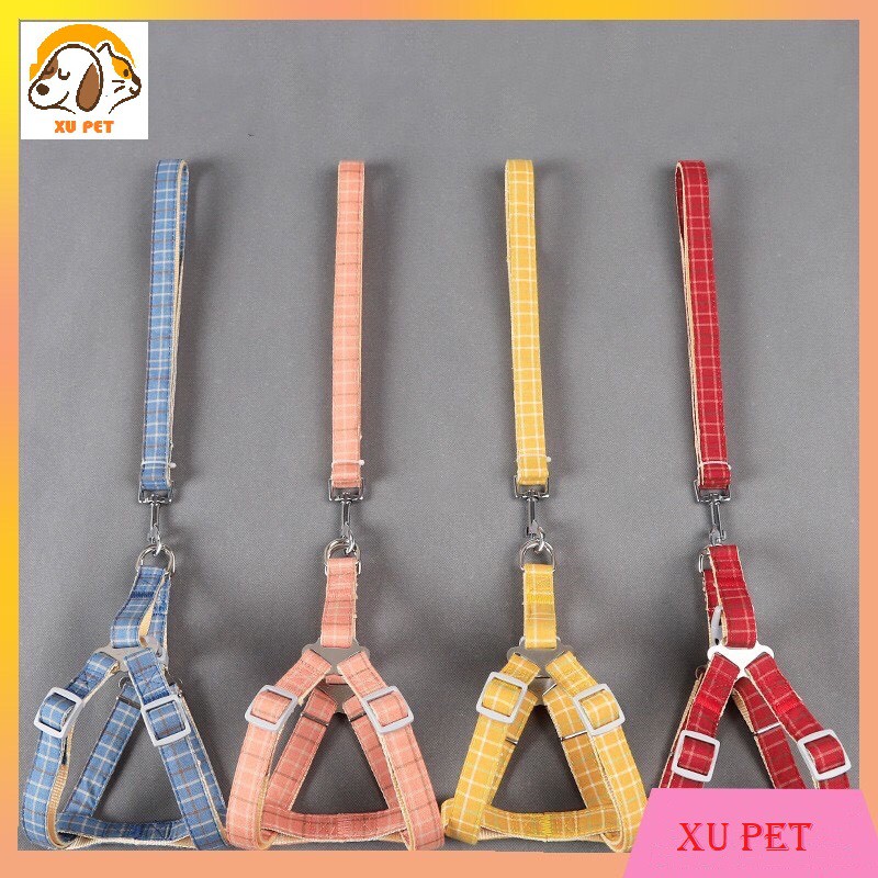 Dây Dắt Chó Kèm Yếm Đeo Mẫu Mới ( Dành Cho Chó Từ 1.5 - 20Kg )