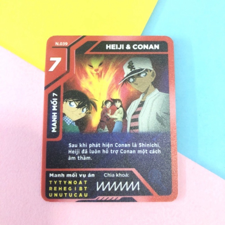 Thẻ Toonies Conan - Thẻ manh mối