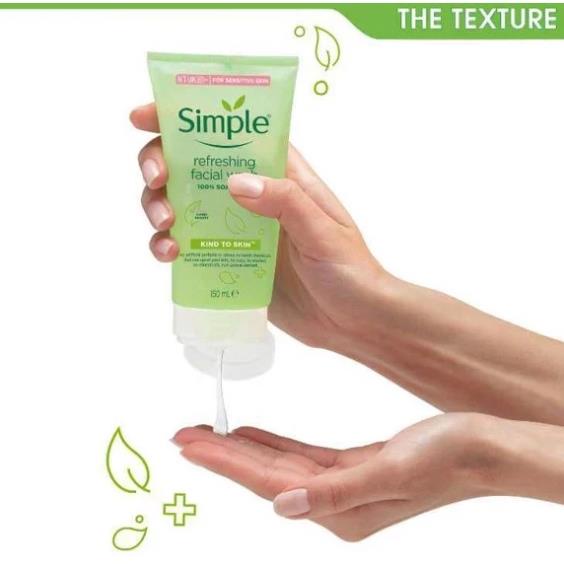 Sữa Rửa Mặt Simple Kind To Skin Refreshing Facial Wash 150ml