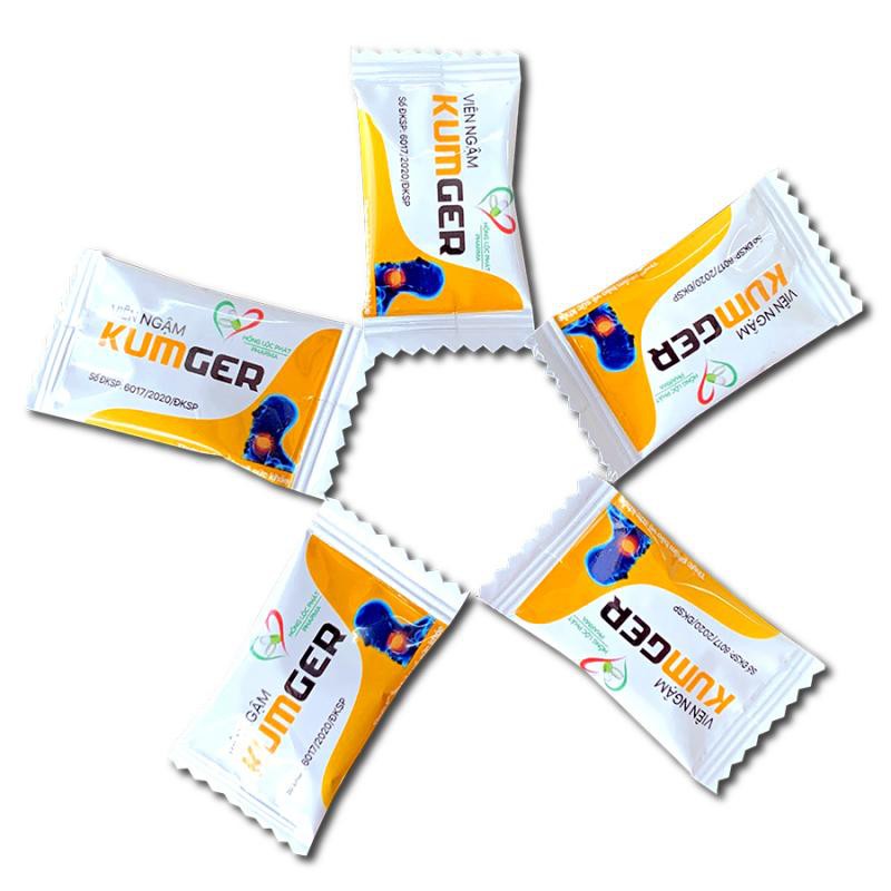 Viên Ngậm Gừng Kumger Đủ size- Ho Khan, ho đờm, ho cảm lạnh- đau rát khan tiếng