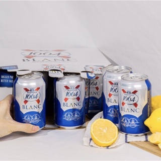 Bia Blanc 1664 lon - 1 lon 330ml
