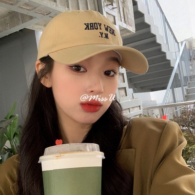 Mũ lưỡi trai thêu chữ NY thời trang đường phố Hàn Quốc