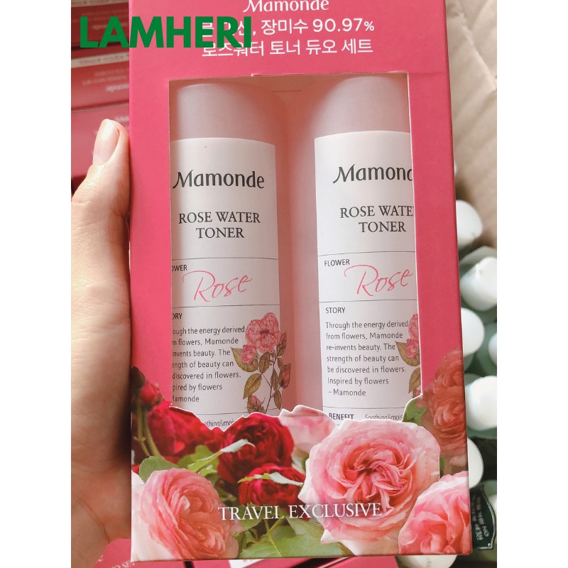 Nước Hoa Hồng Mamonde Rose Water Toner 90.97% Hàn Quốc 250ml