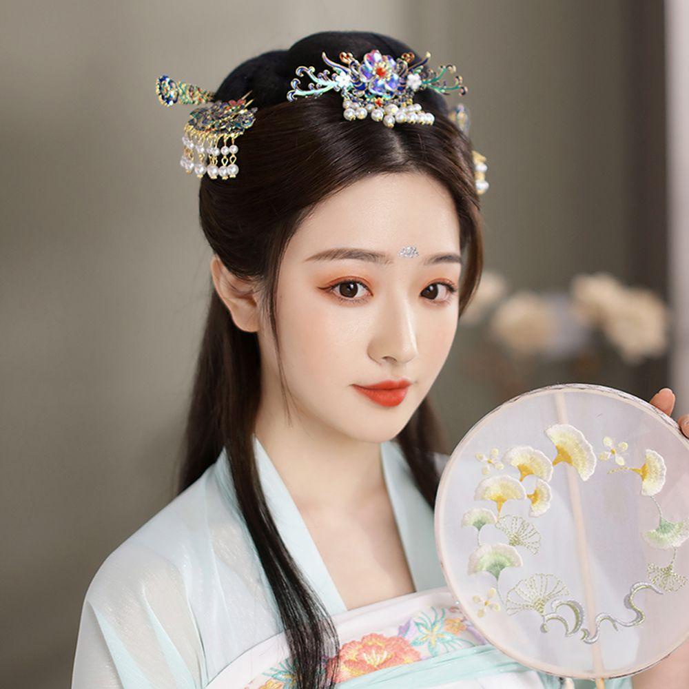 Trâm Cài Tóc Đính Ngọc Trai Phong Cách Trung Hoa Cổ Điển Cho Nữ