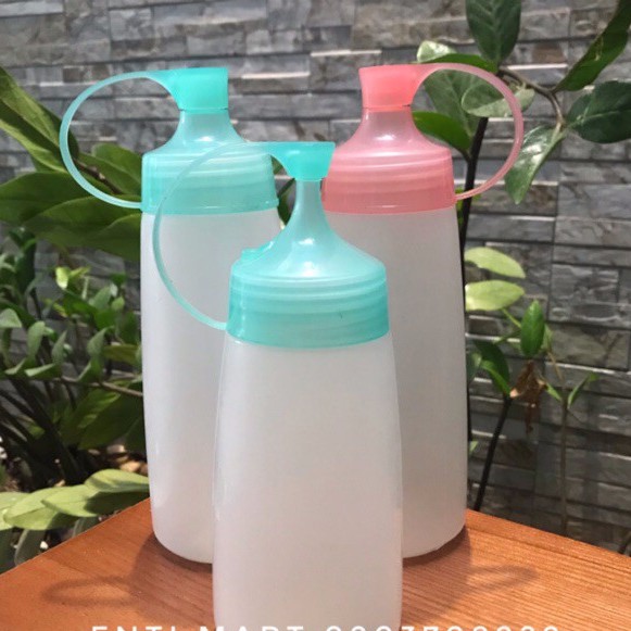 Chai đựng sốt 380ml 280ml dáng tròn Vinh N - Bottle for sauce