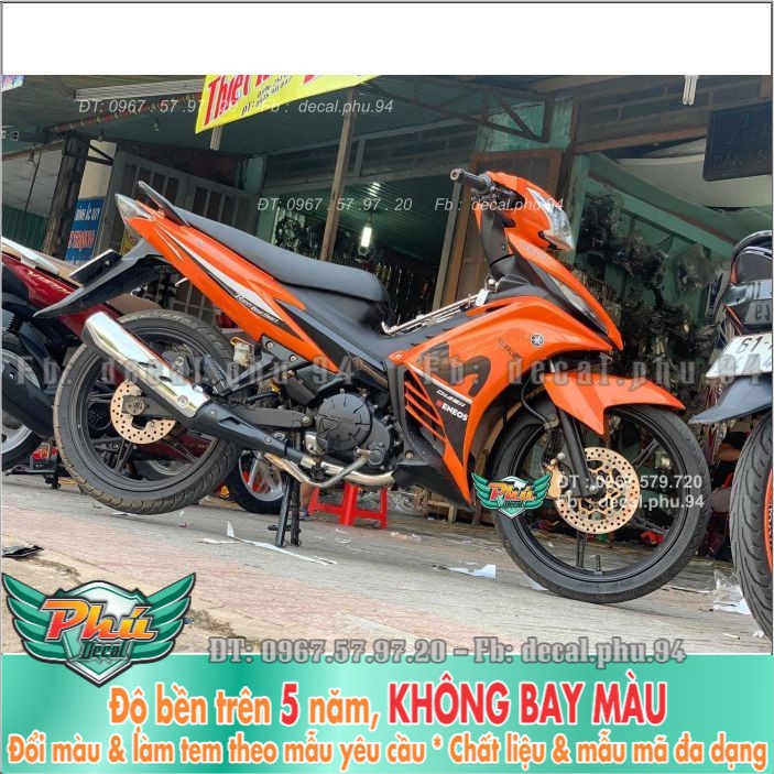 Tem rời Exciter 135 Movistar Cam đen (B) -1