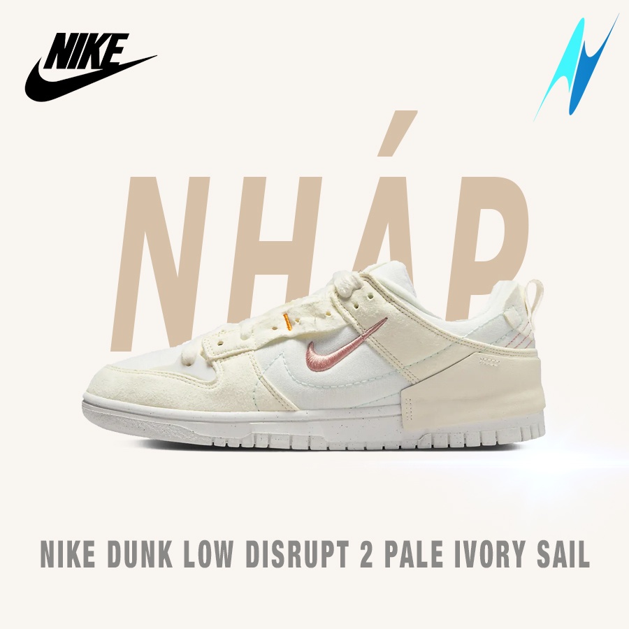 Giày Nike Dunk Low Disrupt 2 Pale Ivory Sail Chính hãng 100%