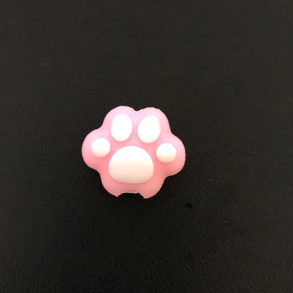 Bộ 5 Nắp Đậy Bút Chì/ Phụ Kiện Bút Bằng Silicon Mềm Hình Động Vật Hoạt Hình Sáng Tạo