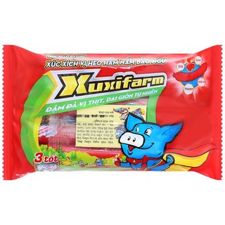 Xúc xích Xuxifarm vị Heo hầm nấm bào ngư gói 5 cây *35 gr date 21/5