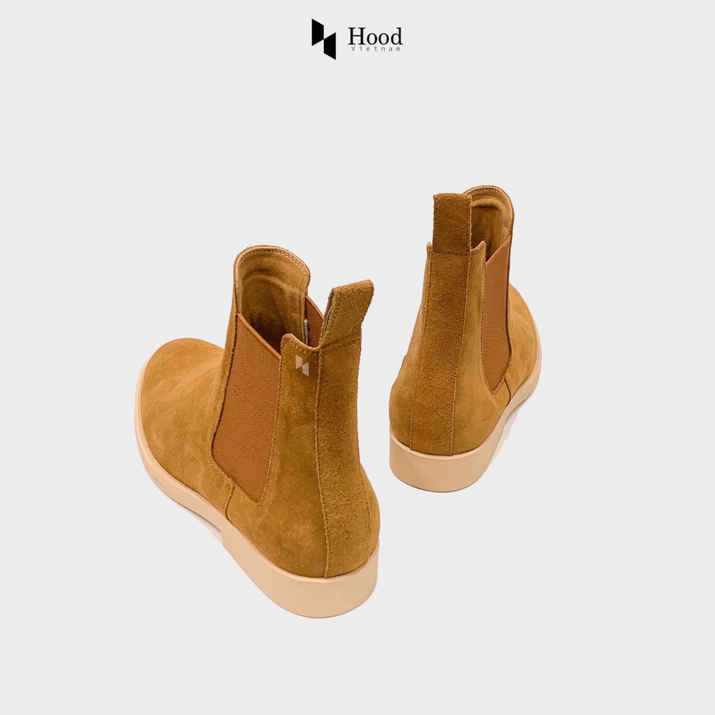 Giày Chelsea Boot TOBACO - Da lộn nguyên tấm - Đế cao su đúc nguyên khối - Bảo hành 12 tháng Hood HoodVN