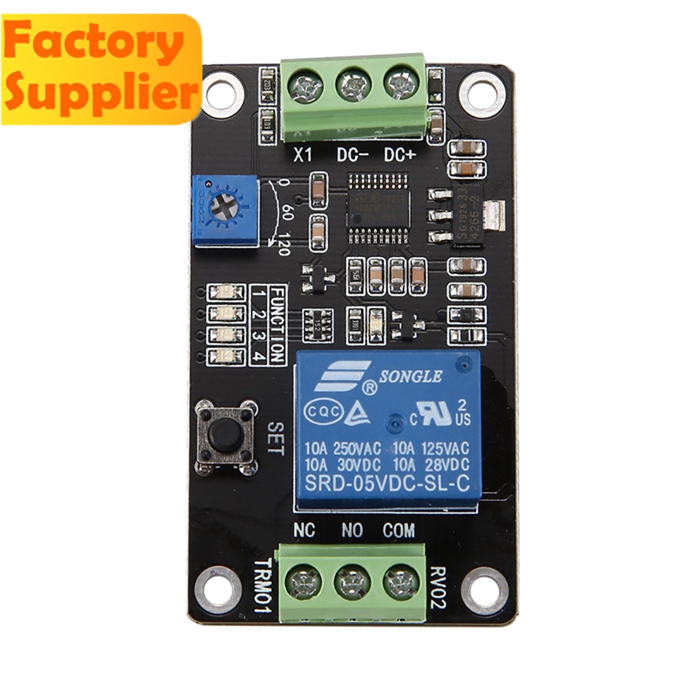 Mô Đun Rơ Le DC 5V/12V/24V 4 Chức Năng Tự Khóa