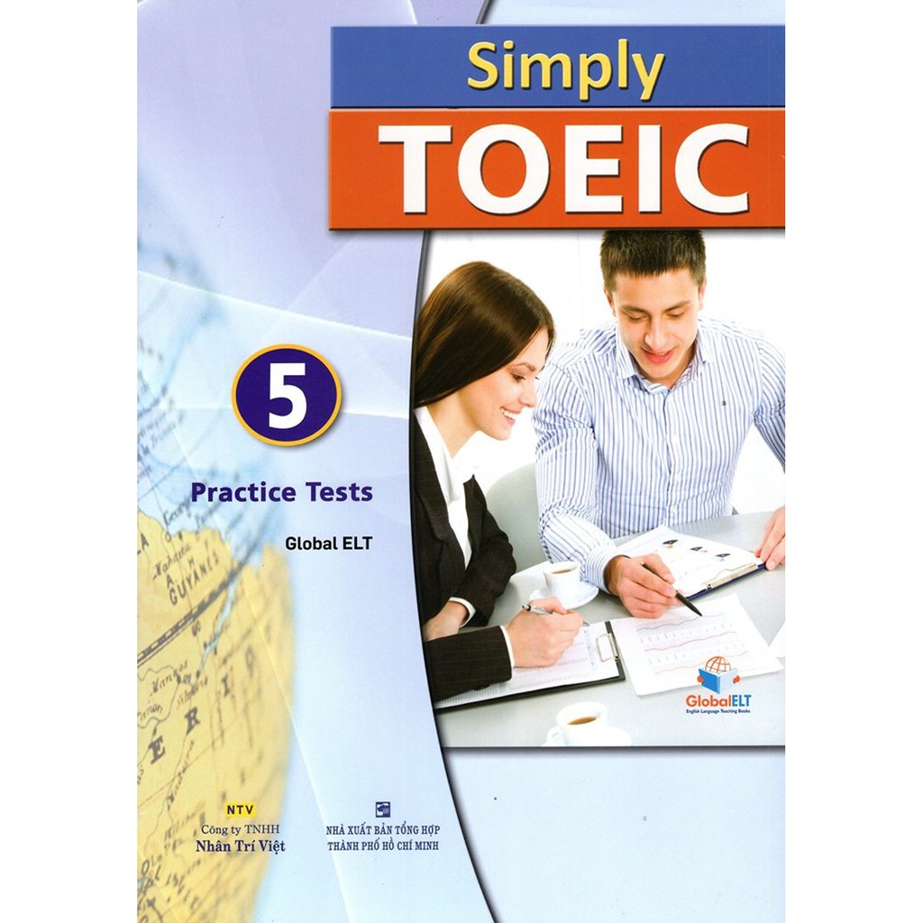 [ Thanh lý] Sách - Simply TOEIC 5 Practice Tests (Kèm CD)
